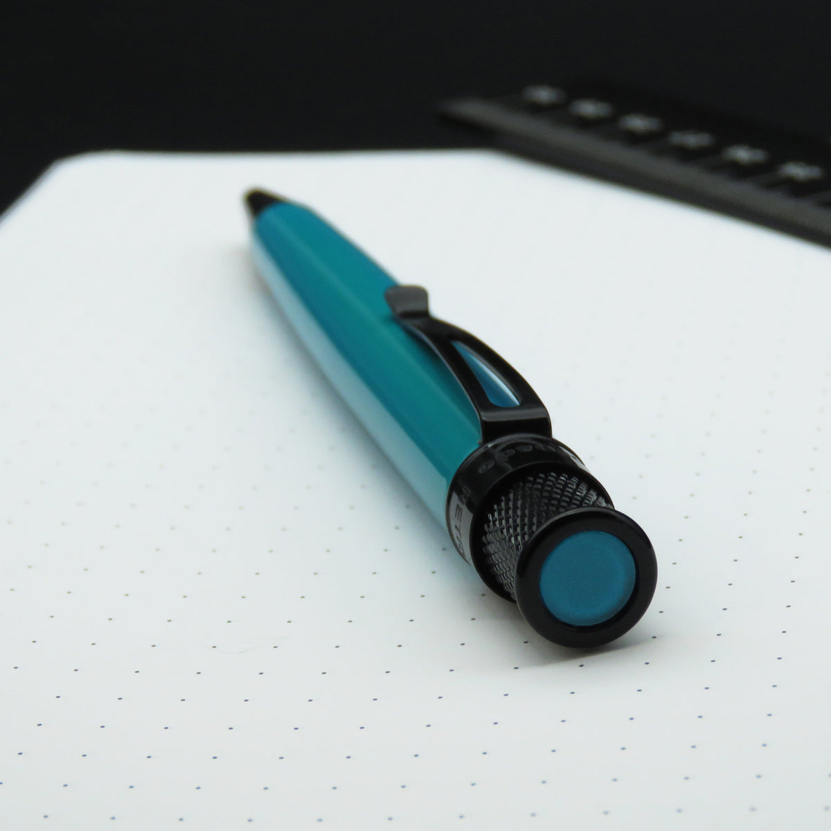 Retro 51 Tornado Stealth Lacquers Rollerball Pen - Deep Aqua-Pen Boutique Ltd