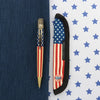 Retro 51 x Rickshaw Bagworks Pen Sleeve - Tribute 250 Flag - Pen Boutique Ltd