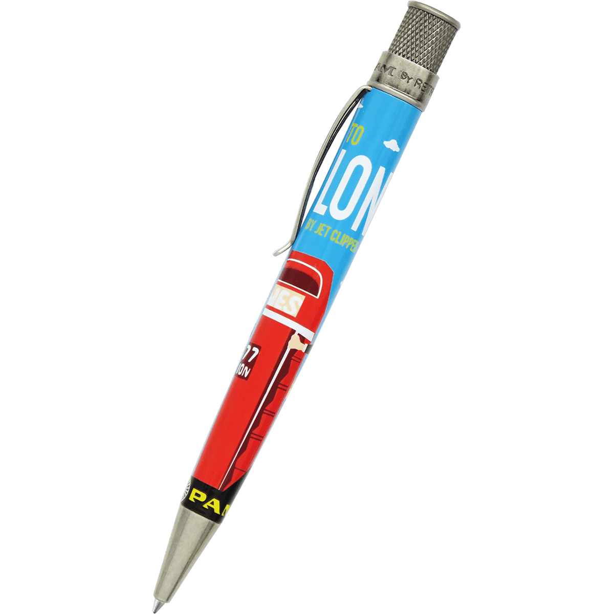 Retro 51 Tornado Rollerball Pen - Pan Am London Poster - Pen Boutique Ltd