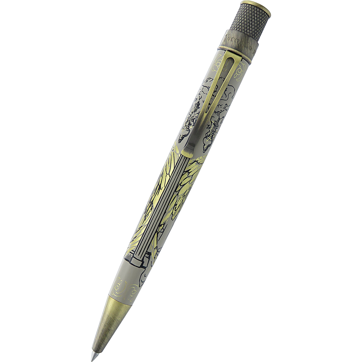 Retro 51 Tornado Rollerball Pen – Raven 5 (Pen Boutique Exclusive)-Pen Boutique Ltd