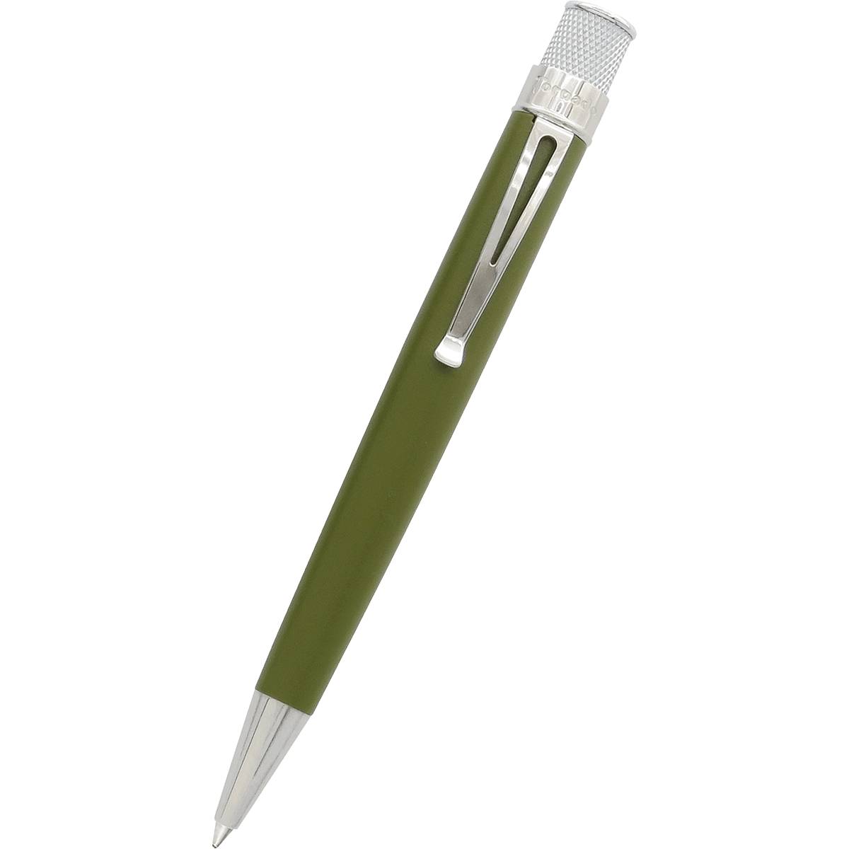 Retro 51 Tornado Seasonal Touch Rollerball Pen - Juniper Green - Pen Boutique Ltd