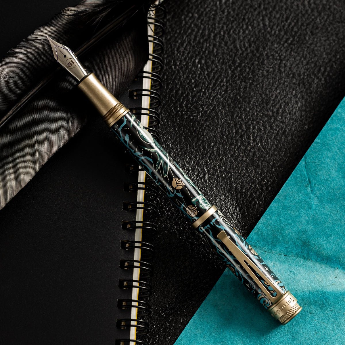Retro 51 Tornado Fountain Pen - Raven 4 (Pen Boutique Exclusive) - Pen Boutique Ltd