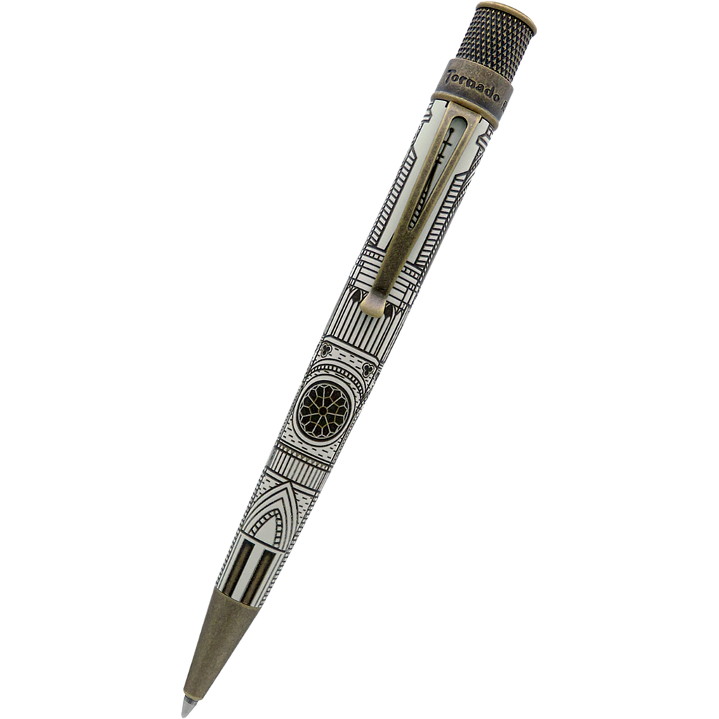 Retro 51 Tornado Rollerball Pen - Vintage Metalsmith Cathedral-Pen Boutique Ltd