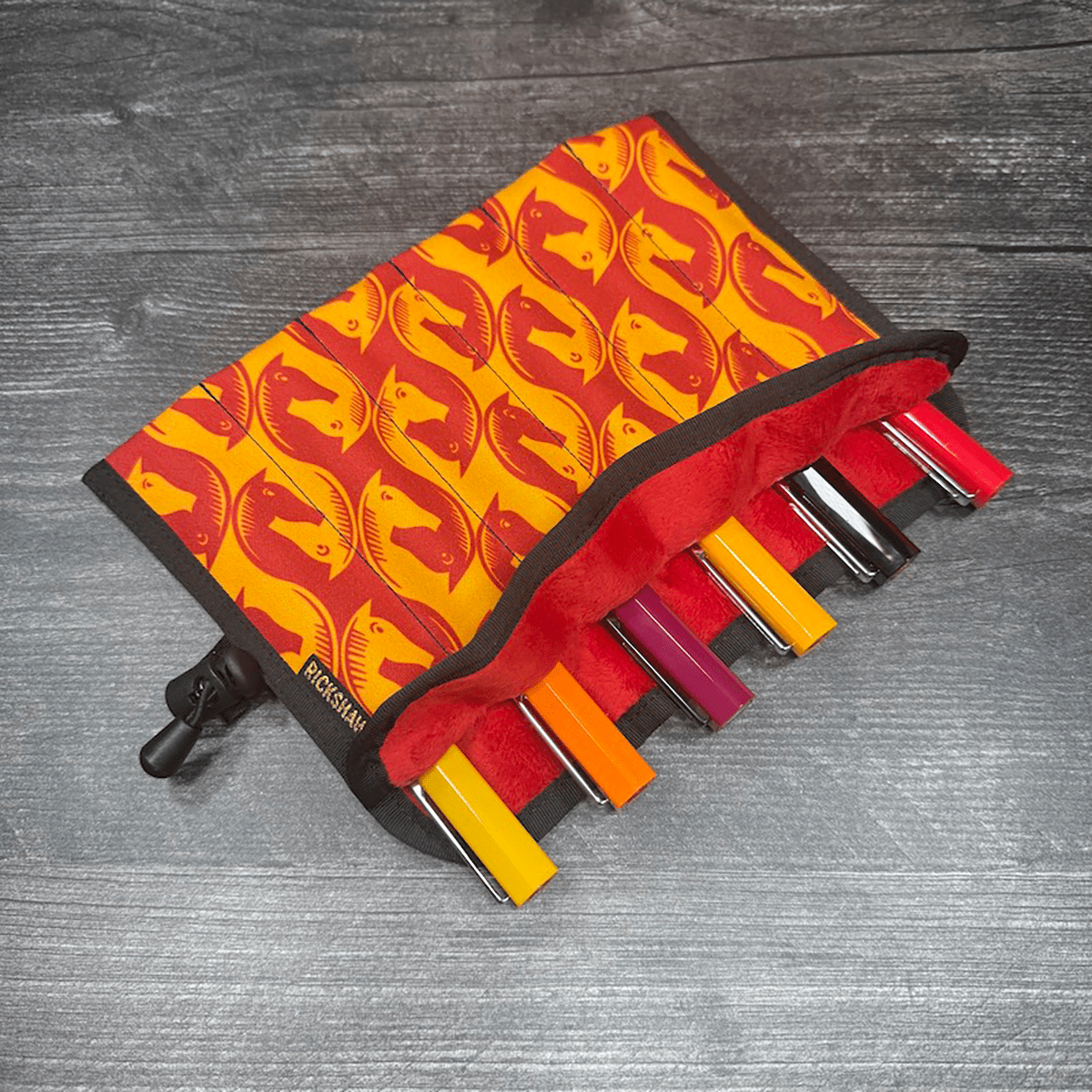Rickshaw Coozy Roll Pen Case - Year of the Horse - Large (6 Pen) - Pen Boutique Ltd