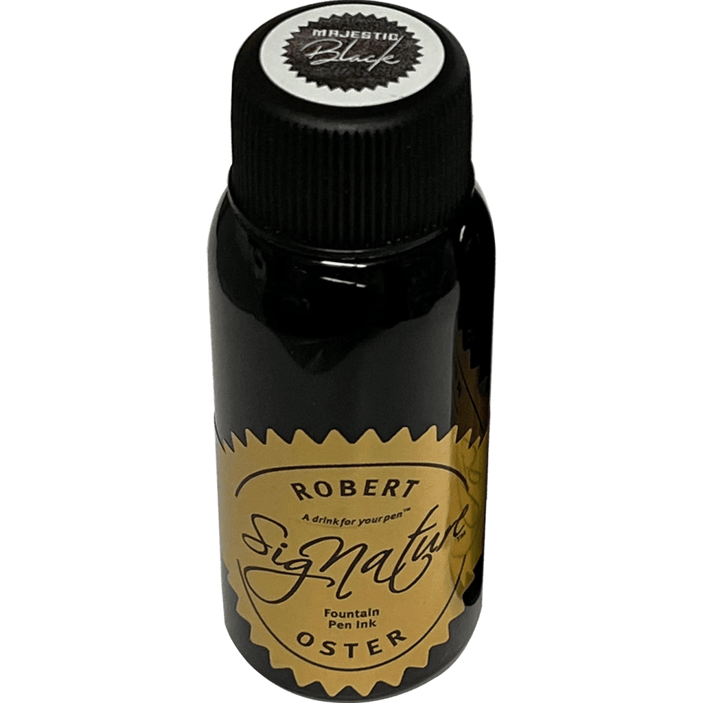 Robert Oster Signature Ink Bottle - 7th Anniversary - Majestic Black - 50ml - Pen Boutique Ltd