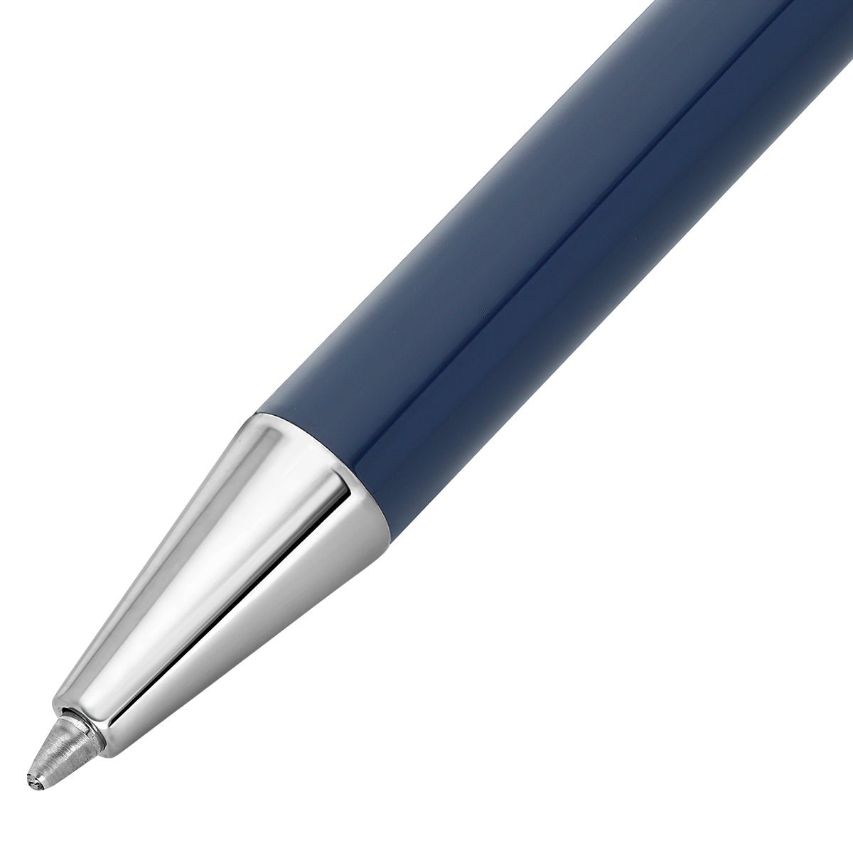 S T Dupont Classique Ballpoint Pen - Blue - Pen Boutique Ltd