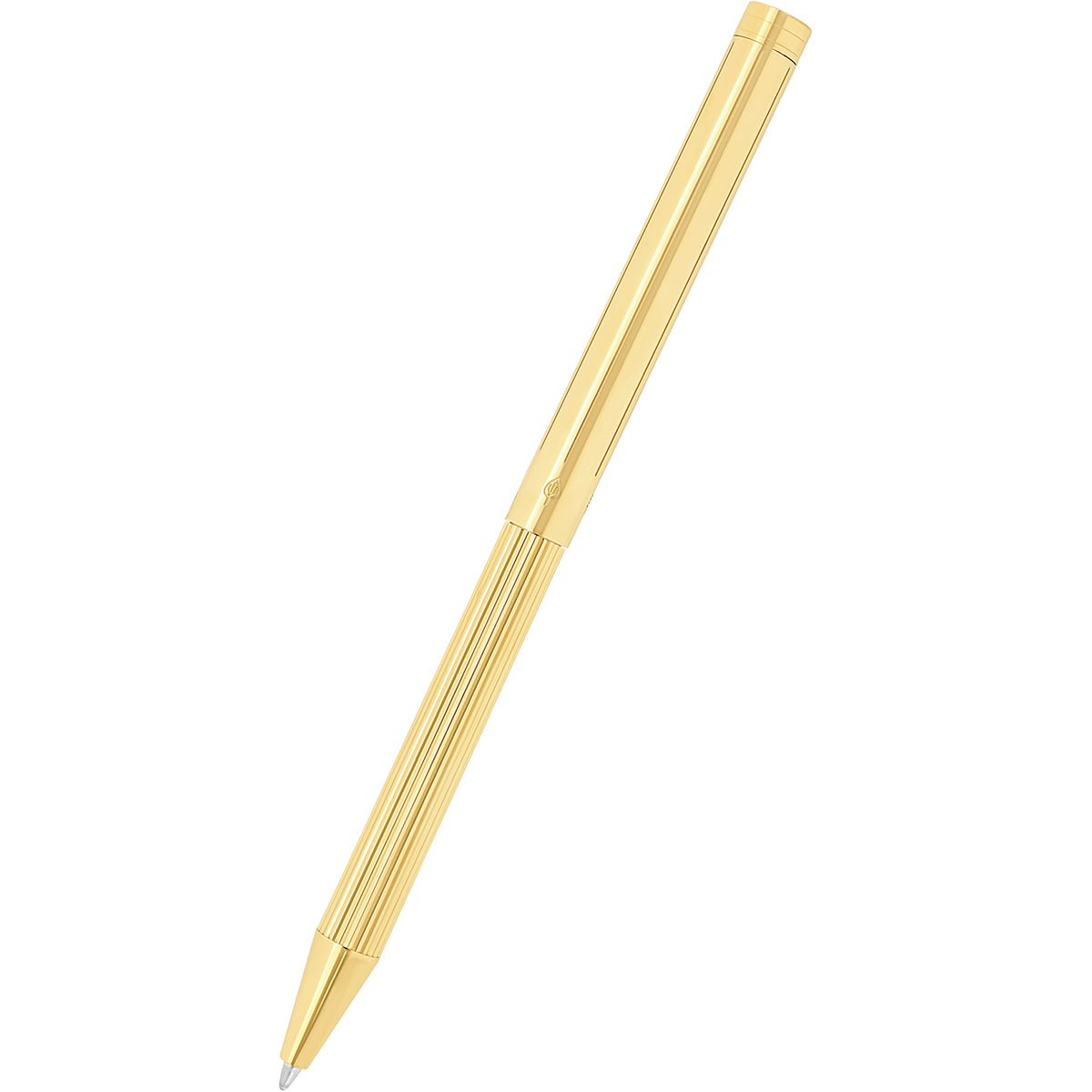 S T Dupont Classique Ballpoint Pen - Goldsmith Lines - Pen Boutique Ltd