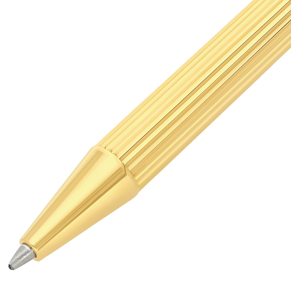 S T Dupont Classique Ballpoint Pen - Goldsmith Lines - Pen Boutique Ltd