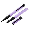 S T Dupont D - Initial Rollerball Pen - Velvet - Lilac/Matte Black - Pen Boutique Ltd