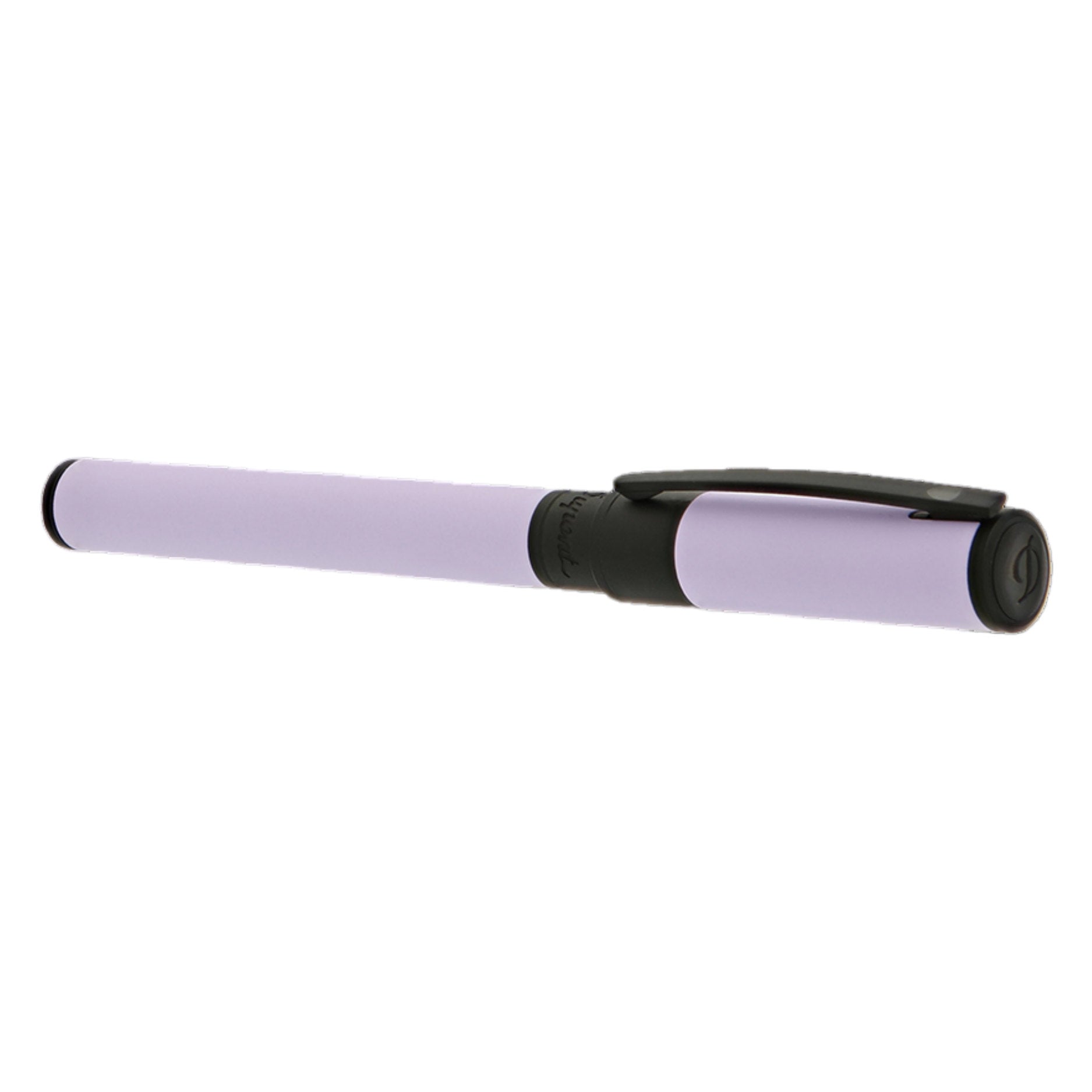 S T Dupont D - Initial Rollerball Pen - Velvet - Lilac/Matte Black - Pen Boutique Ltd
