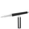 S T Dupont Eternity XL Fountain Pen - Black - Lacquer - 14K Nib - Pen Boutique Ltd
