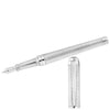 S T Dupont Eternity XL Fountain Pen - Diamondhead Palladium - 14K Nib - Pen Boutique Ltd