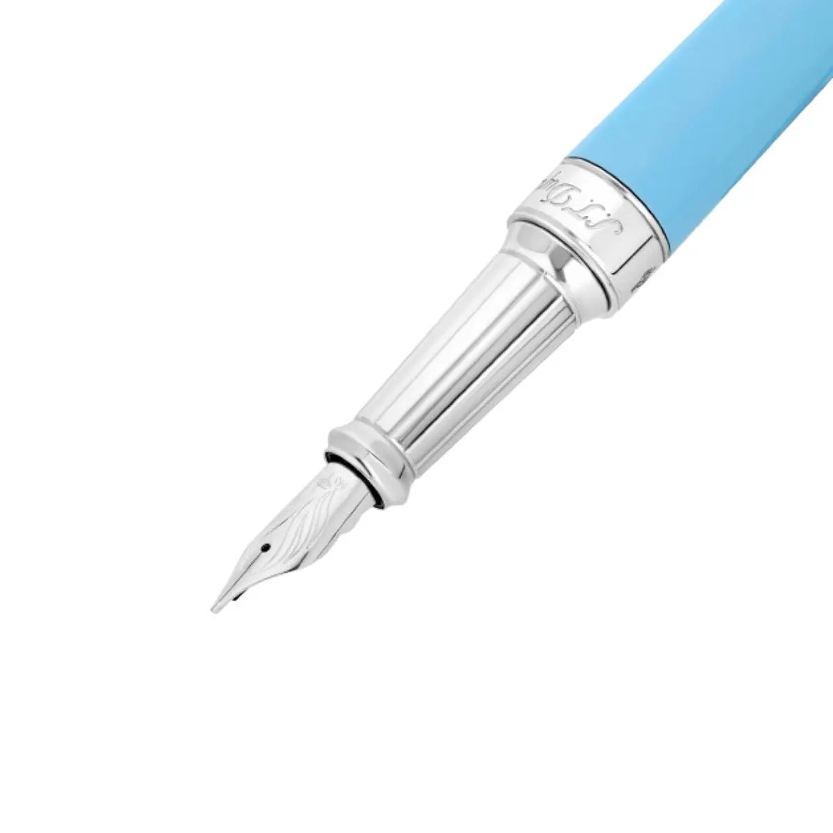 S T Dupont Eternity XL Fountain Pen - Turquoise - Lacquer - 14K Nib - Pen Boutique Ltd
