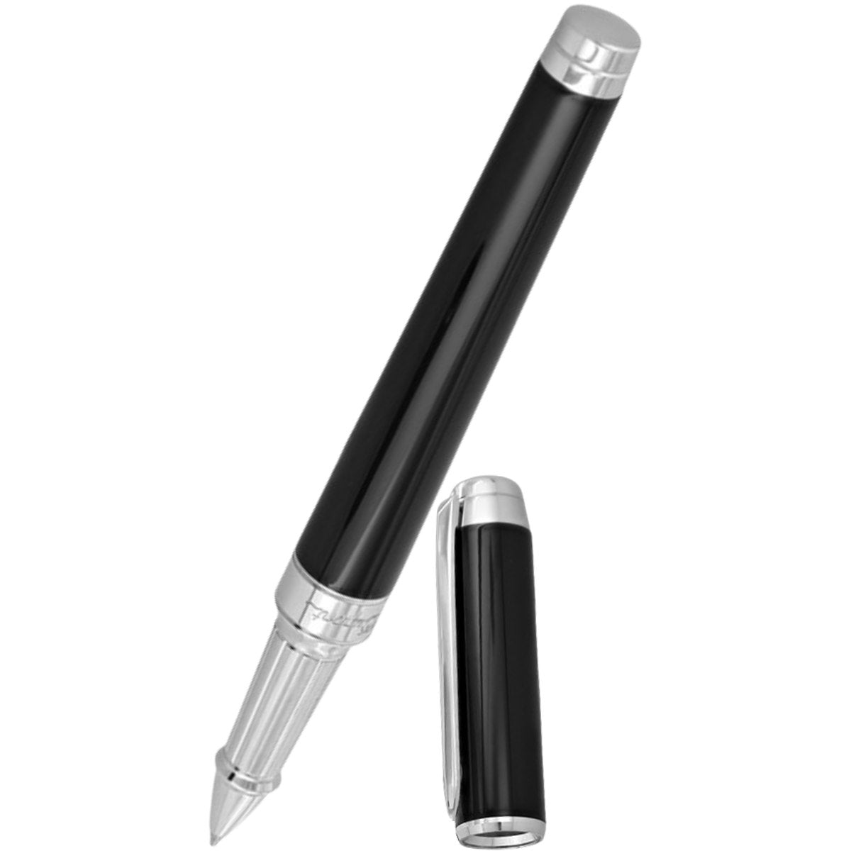 S T Dupont Eternity XL Rollerball Pen - Black - Lacquer - Pen Boutique Ltd