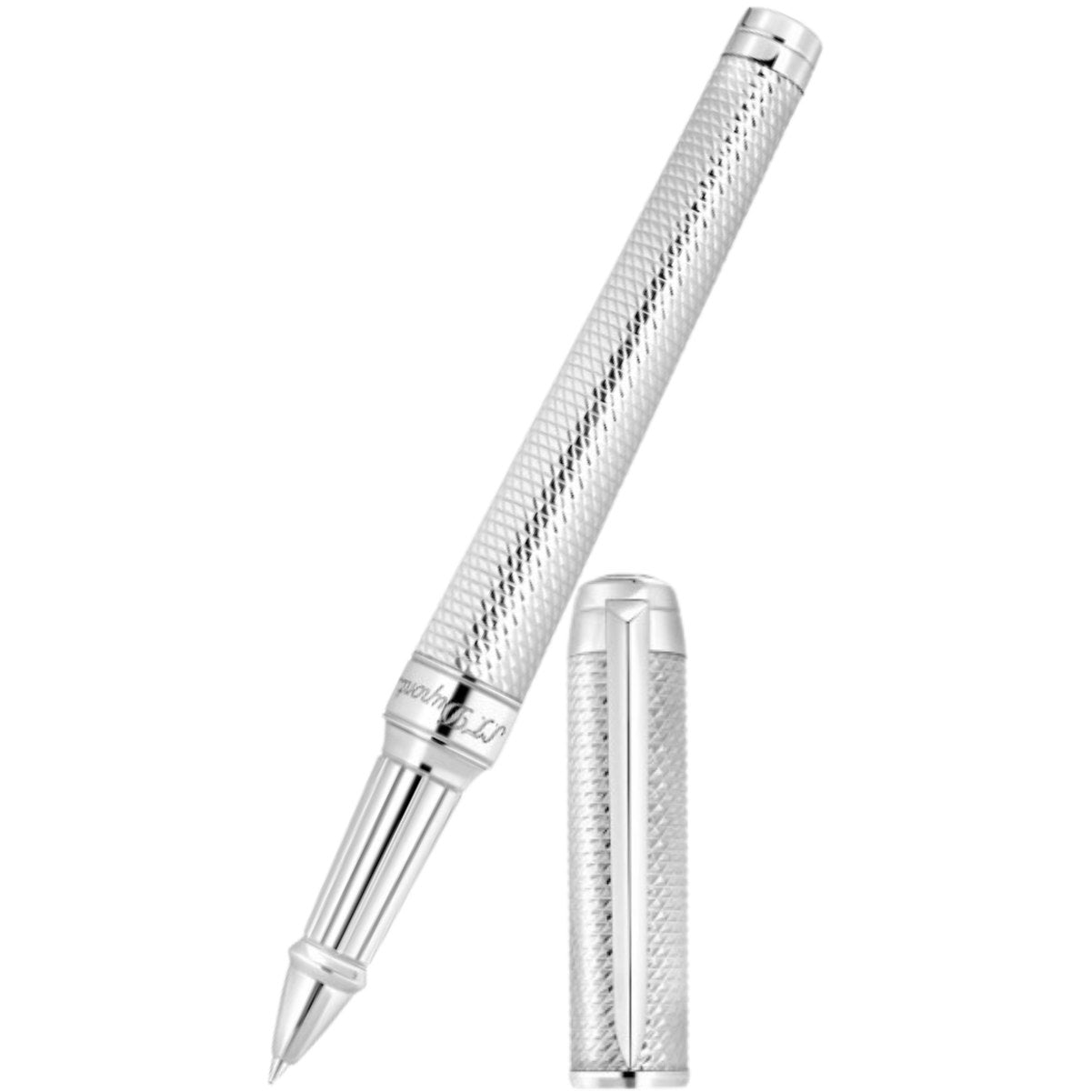 S T Dupont Eternity XL Rollerball Pen - Diamondhead - Palladium - Pen Boutique Ltd
