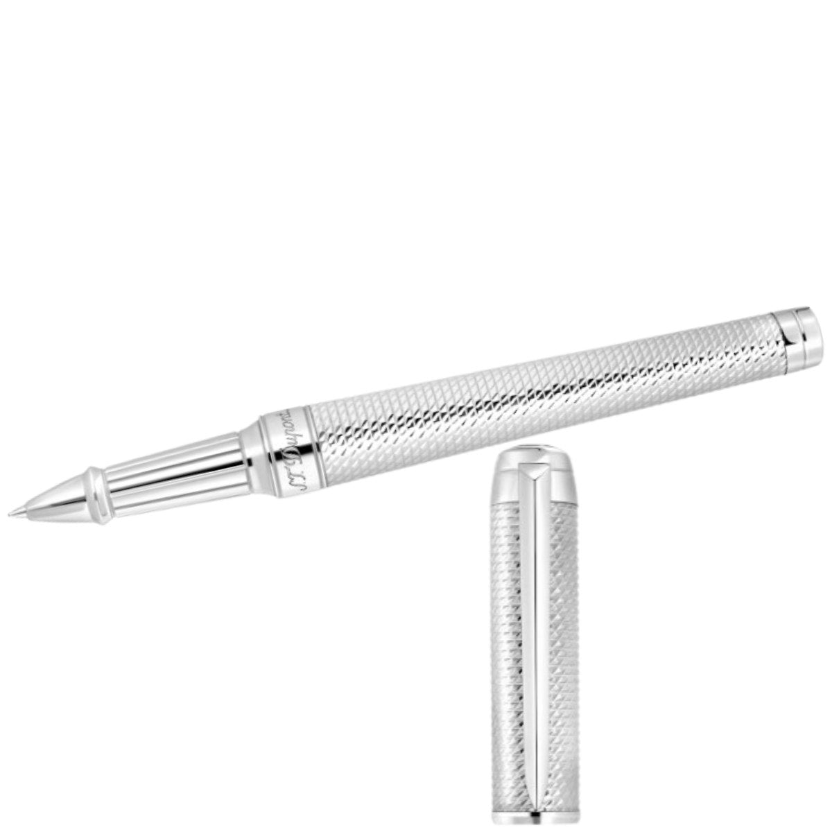 S T Dupont Eternity XL Rollerball Pen - Diamondhead - Palladium - Pen Boutique Ltd