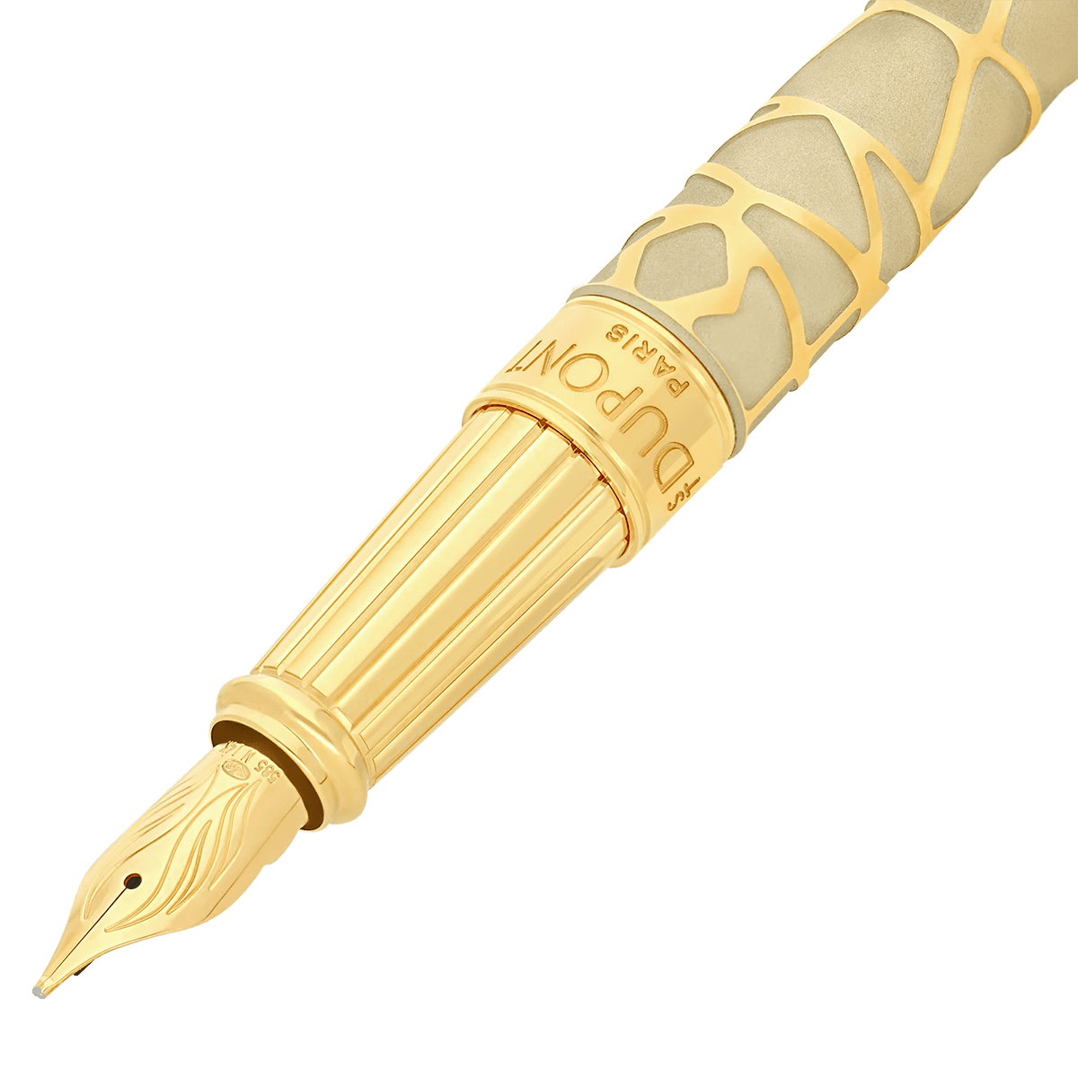 S T Dupont Line D Eternity Fountain Pen - Limited Edition - Orlinski Gold (Large) - Pen Boutique Ltd