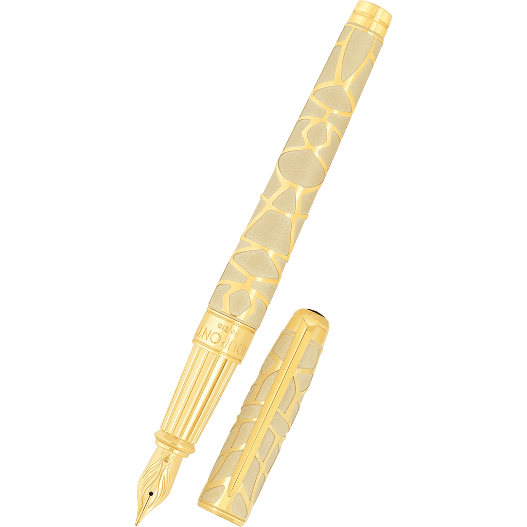 S T Dupont Line D Eternity Fountain Pen - Limited Edition - Orlinski Gold (Large) - Pen Boutique Ltd