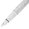 S T Dupont Line D Eternity Fountain Pen - Limited Edition - Orlinski Silver - Palladium Trim (Large) - Pen Boutique Ltd