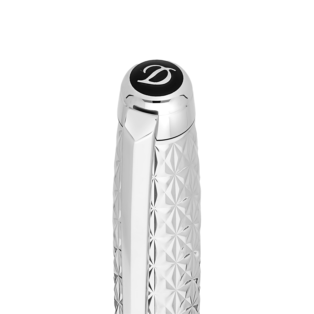 S T Dupont Line D Eternity Fire X Rollerball Pen - Duo Black - Palladium Trim - Pen Boutique Ltd