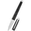 S T Dupont Line D Eternity Rollerball Pen - Popote Black - Palladium Trim (Medium) - Pen Boutique Ltd