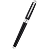 S T Dupont Line D Fountain Pen - Eternity - Black - Palladium Trim (Large) - Pen Boutique Ltd