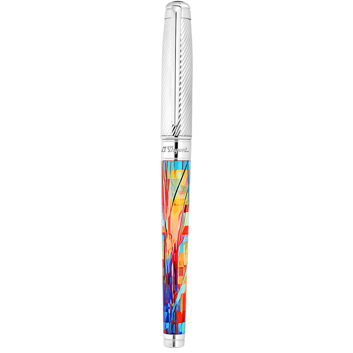 S T Dupont Line D Fountain Pen - Eternity Graff'ty (Large) - Pen Boutique Ltd