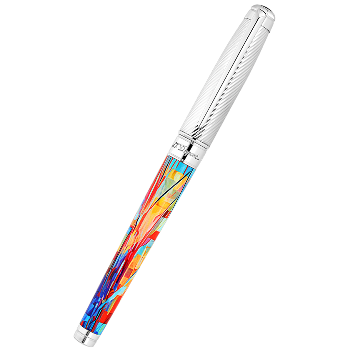 S T Dupont Line D Fountain Pen - Eternity Graff'ty (Large) - Pen Boutique Ltd