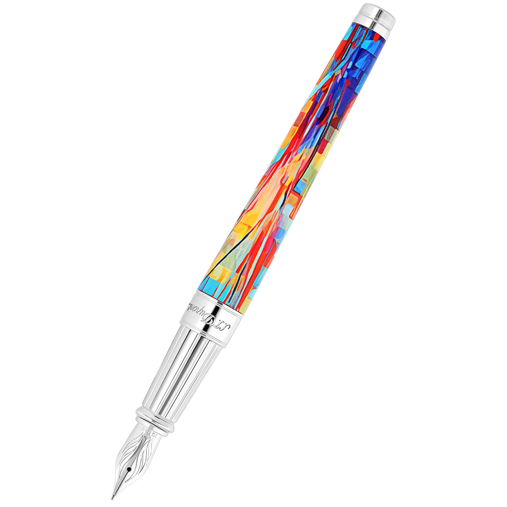 S T Dupont Line D Fountain Pen - Eternity Graff'ty (Large) - Pen Boutique Ltd
