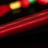 S T Dupont Line D Fountain Pen - Eternity - Mane Guilloche Red - Gold Trim (Large) - Pen Boutique Ltd