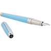 S T Dupont Line D Fountain Pen - Eternity - Turquoise - Palladium Trim (Large) - Medium Point. - Pen Boutique Ltd