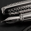S T Dupont Line D Fountain Pen - Wild Eternity - Black Snake Skin (Large) - Pen Boutique Ltd