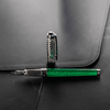 S T Dupont Line D Fountain Pen - Wild Eternity - Green Snake Skin (Large) - Pen Boutique Ltd