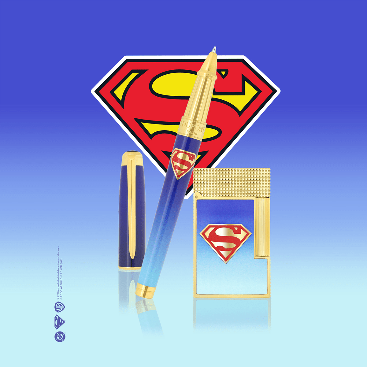 S T Dupont Line D Rollerball Pen - Eternity Superman (Large) - Pen Boutique Ltd