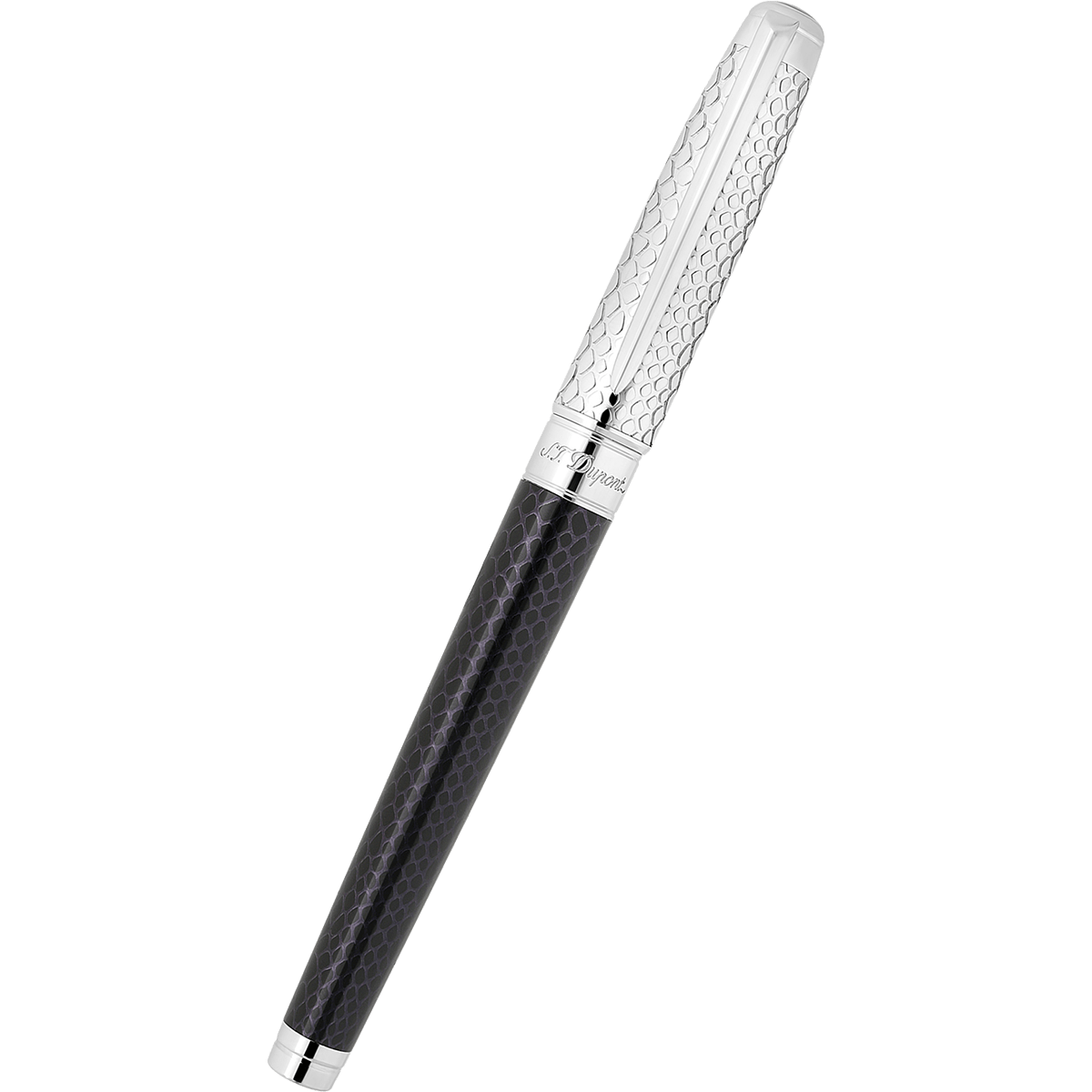S T Dupont Line D Rollerball Pen - Wild Eternity - Black Snake Skin (Large) - Pen Boutique Ltd