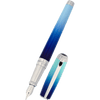 On Sale: S.T. Dupont Line D Fountain Pen - Gradient - La Mer - Large - Pen Boutique Ltd
