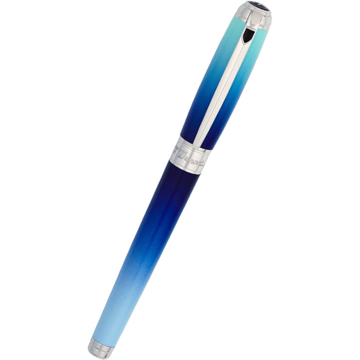 On Sale: S.T. Dupont Line D Fountain Pen - Gradient - La Mer - Large - Pen Boutique Ltd