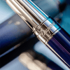 On Sale: S.T. Dupont Line D Fountain Pen - Gradient - La Mer - Large - Pen Boutique Ltd