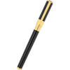 S T Dupont D - Initial Fountain Pen - Black - Gold Trim - Pen Boutique Ltd