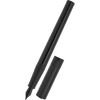 S T Dupont D - Initial Fountain Pen - Black - Matte Black Trim - Pen Boutique Ltd