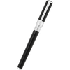 S T Dupont D - Initial Rollerball Pen - Black - Chrome Trim - Pen Boutique Ltd
