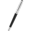 ST Dupont Defi Millennium Rollerball Pen - Black - Shiny Silver Trim - Pen Boutique Ltd