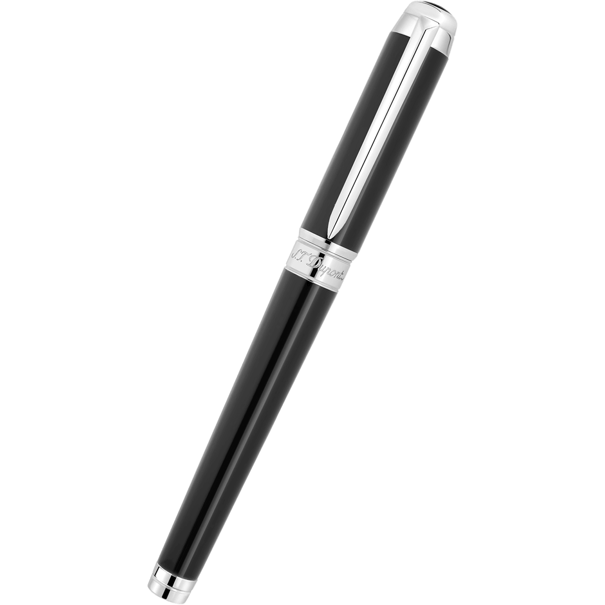 S T Dupont Eternity XL Rollerball Pen - Black - Lacquer - Pen Boutique Ltd