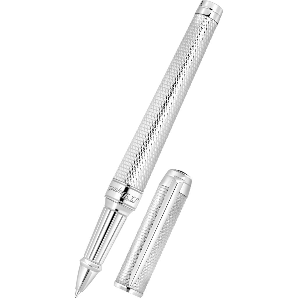 S T Dupont Eternity XL Rollerball Pen - Diamondhead - Palladium - Pen Boutique Ltd
