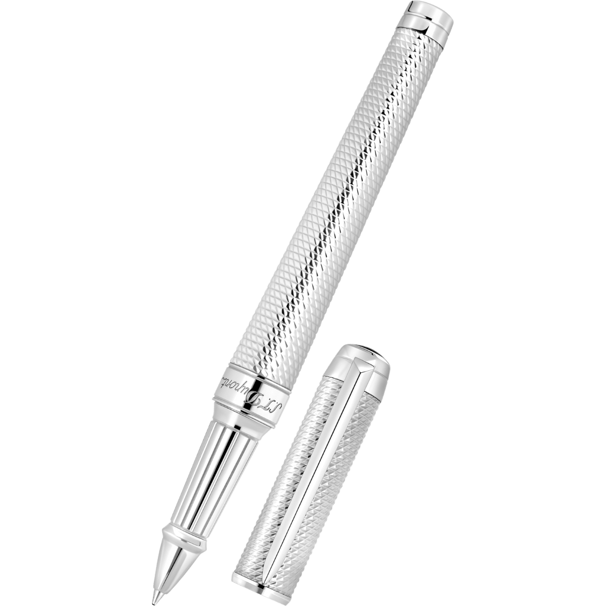 S T Dupont Eternity XL Rollerball Pen - Diamondhead - Palladium - Pen Boutique Ltd