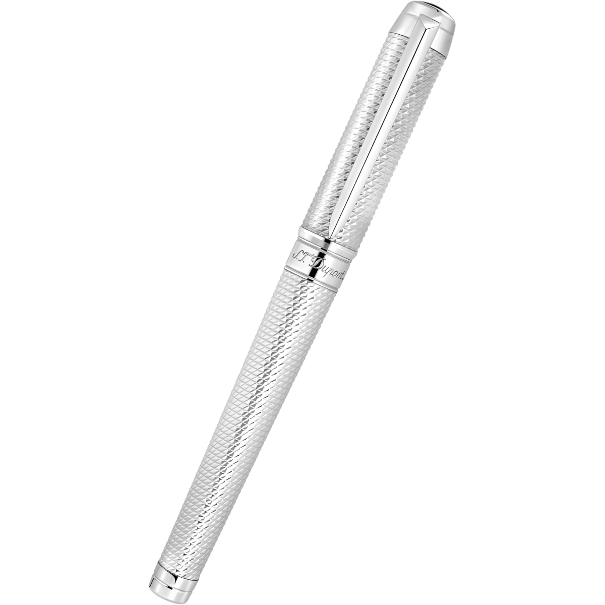 S T Dupont Eternity XL Rollerball Pen - Diamondhead - Palladium - Pen Boutique Ltd