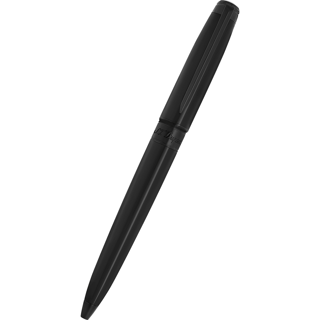 S T Dupont Line D Ballpoint Pen - Eternity Silky Black (Large) - Pen Boutique Ltd