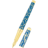 S T Dupont Line D Fountain Pen - Eternity Fender Blue & Golden (Large) - Pen Boutique Ltd
