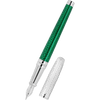 S T Dupont Line D Fountain Pen - Wild Eternity - Green Snake Skin (Large) - Pen Boutique Ltd