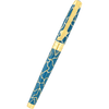S T Dupont Line D Fountain Pen - Eternity Fender Blue & Golden (Large) - Pen Boutique Ltd